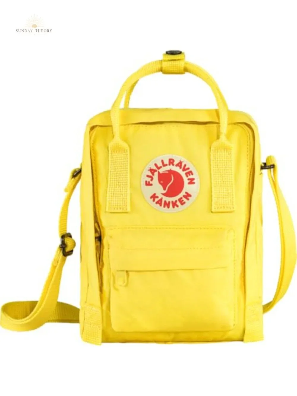 Compact Lightweight Sling Crossbody Bag with Zippered Pockets and Adjustable